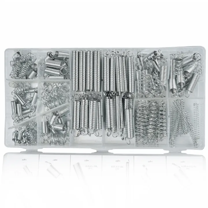 200Pcs%20Springs%20Assortment%20Set%20Portable%20Hardware%20Tool%20Extension%20Tension%20Compression%20Spring%20Assortment%20Kit%20-%20Image%203
