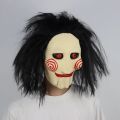 Horror Demon Jigsaw Saw Mask Cosplay Spiral:From the Book of Saw Scary Killers Latex Helmet Halloween Party Costume Props. 