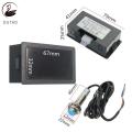 Nax 4 Digital Led Tachometer Rpm Speed Meter + Hall Proximity Switch Sensor Set.