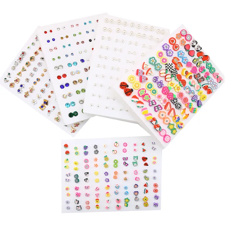 50%20Pairs%20Korean%20Fashion%20Earrings%20Mixed%20Styles%20Pearls%20Colorful%20Rhinestone%20Flower%20Fruits%20Animal%20Plastic%20Stud%20Earring%20Set%20For%20Girls%20Piercing%20Metal%20Ladies%20Jewelry%20Gifts%20-%20Image%209