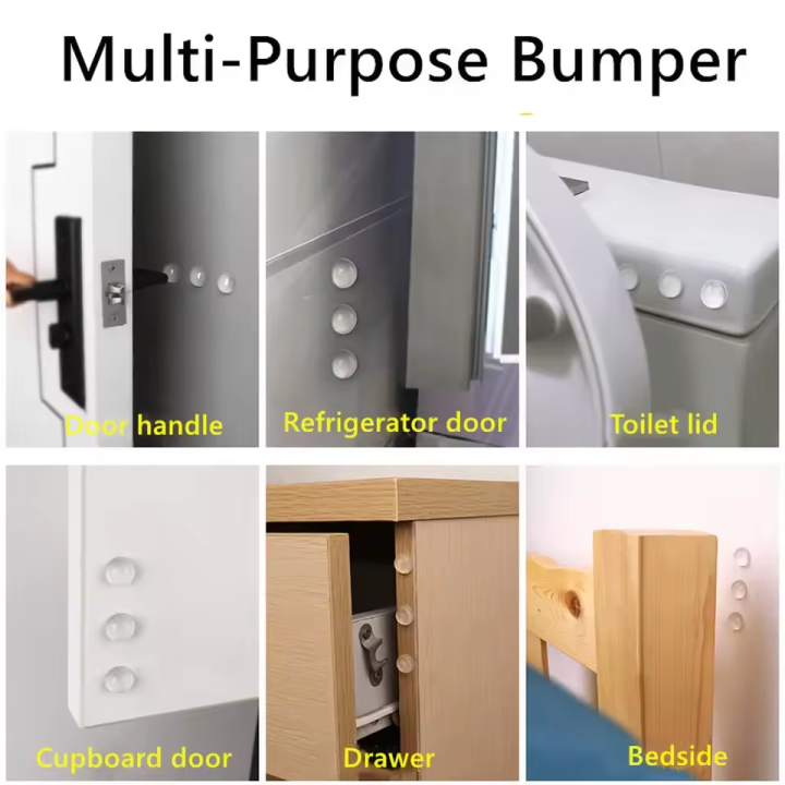 100Pcs%20Self%20Adhesive%20Door%20Stopper%20Rubber%20Damper%20Buffer%20Cabinet%20Bumpers%20Silicone%20Furniture%20Pads%20Cushion%20Protective%20Pads%20-%20Image%202