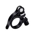 Aluminum Alloy Mountain Bike Seatpost Clamp, Quick Release Cycling Seat Tube Clip. 