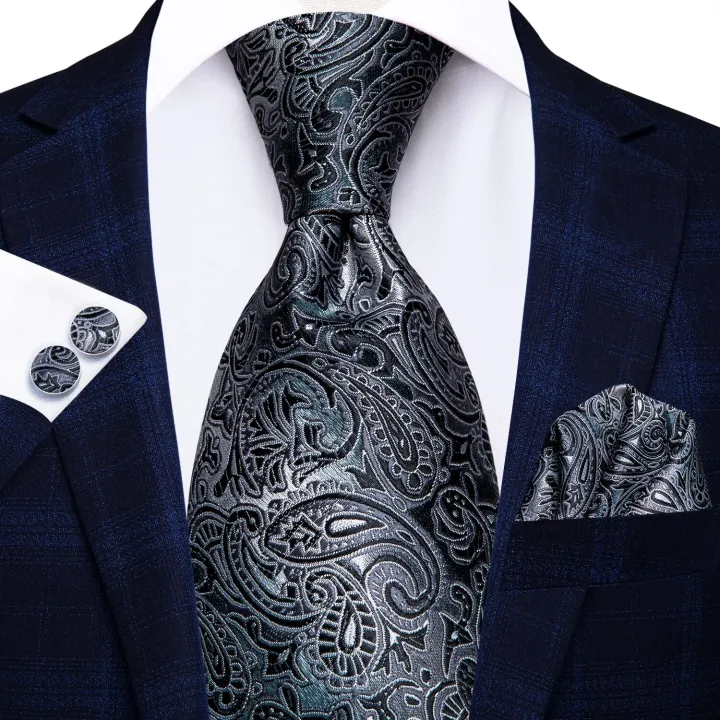 Hi-Tie%20Red%20Fashion%20Paisley%20100%25%20Silk%20Men's%20Tie%20Set%208.5cm%20Wedding%20Ties%20For%20Men%20New%20Design%20Hanky%20Cufflinks%20Set%20Quality%20Necktie%20-%20Image%202