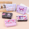 Sanrio Coin Purse Kuromi Melody Cinnamoroll Zippers Change Money Pouch Wallet Key Holder Case Card Pocket Lipstick Storage Bag. 