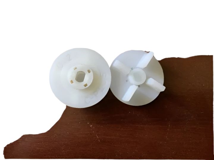 Mixer Grinder Jar Blender Motor Coupler 4CM 4 Teeth Round No Screw White