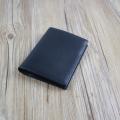 Leather Passport Cover Holder - Black - Passport Cover. 