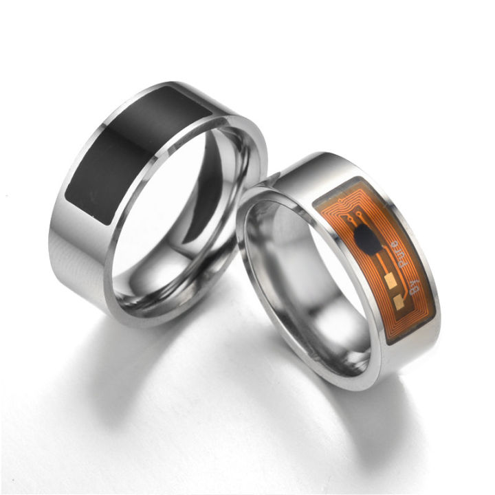 Stainless%20Steel%20Band%20Ring%20Men's%20Smart%20Ring%20Fashion%20NFC%20Ring%20-%20Image%206