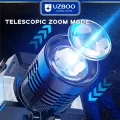 UZBOO Headlamps Super Bright Headlight Digital Display Headlamp Flashlight Intelligent Wave Sensing Headlights Charging For Phone Waterproof For Running Fishing Wild Adventure. 