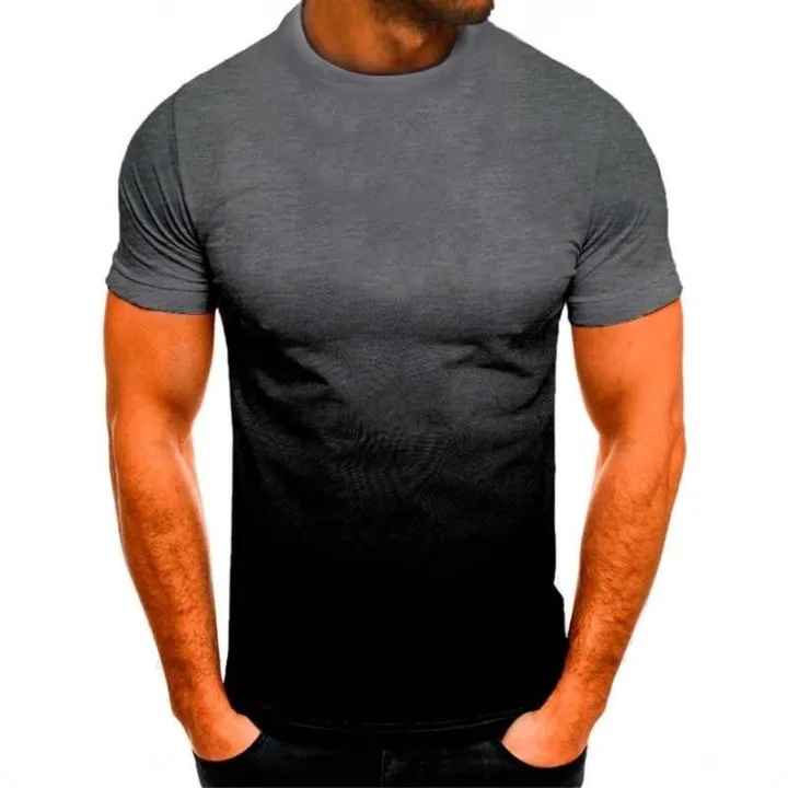 Men's%20casual%20sports%20T-shirt%20European%20and%20American%20summer%20fashion%20round%20neck%203D%20gradient%20short-sleeved%20round%20neck%20T-shirt%20men%20-%20Image%207