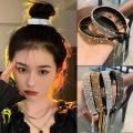 Rhinestone Hair Clips Hair Kakra Styling Glitter Hairpin Sparkly Bun Clip Ponytail Holder Hair Accessories for Women.