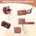 2PCS 5CH RC Remote Control 27MHz Circuit PCB Transmitter and Receiver Board Car Radio System Accessories 20-25M.