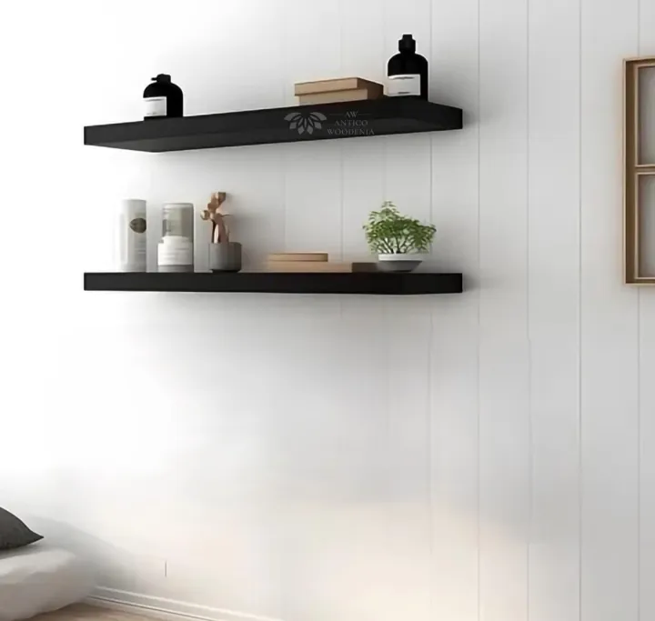 Black/White%20Floating%20Shelf%20Set%20of%201/2/3,Wall%20Hanging%20Shelf,Home%20Decoration%20Shelf,Storage%20Shelves%20Display%20Racks%20Home%20Decor%20Wall%20shelve%20for%20Living%20Room,%20Office%20Shelves,%20Book%20Shelf%20Size:19x6%20inch%20-%20Image%205