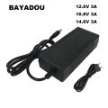 SJT60E 12V 3S 12.6V 3A Lithium ion Battery Charger 14.4V 16.8V 4S 14.6V Lifepo4 CCTV Camera Solar Energy Led Light Charger DC. 