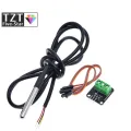 【YIYANGMAOYI111】Temperature Sensor Module Kit Waterproof 100CM Digital Sensor Steel Probe Terminal Adapter For Arduino. 