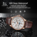 Men Casuals Fashion Watches Quartz Watches Chronograph Decoration Wristwatches 30M Waterproof Watches Calendar Watches Stainless Steel Luminous Pointer Tempered Mirror Wrist Watches For Men. 