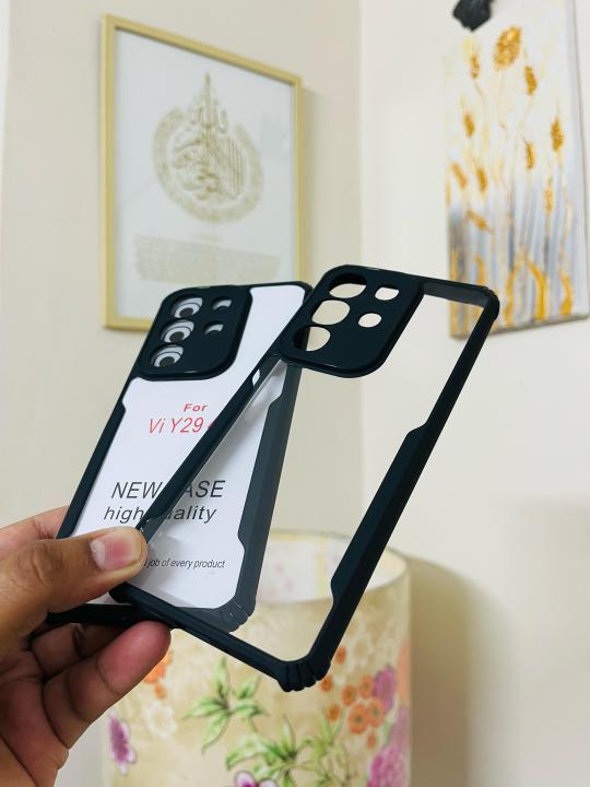 TheGiftKart%20Shockproof%20Crystal%20Clear%20For%20%F0%9D%90%95%F0%9D%90%A2%F0%9D%90%AF%F0%9D%90%A8%20%F0%9D%90%98%F0%9D%9F%90%F0%9D%9F%97%20%F0%9D%9F%92%F0%9D%90%A0%7C%20Vivo%20Y29%204g%20Back%20Cover%20360%20Degree%20Protection%20%7C%20Protective%20Design%20%7C%20Transparent%20Back%20Cover%20Case%20for%20VivoY29%20Phone%20Cases%20(PC%20&%20TPU,%20Black%20Bumper)%20Vivo%20Y29%20Back%20Case%20-%20Image%205