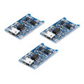 TP4056 Micro USB Input Dual Protection Lithium/ Li-po Battery Charger Module (3 Pieces).