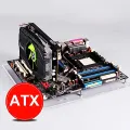 PC Open Frame Test Bench ITX Mini ITX Motherboard Acrylic Overclock Computer Case DIY Mod Base Stand. 