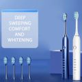 GeZhou 310 sonic electric toothbrush Adult automatic toothbrush Rechargeable With 3 heads replacement IPX67 Tooth Brush. 
