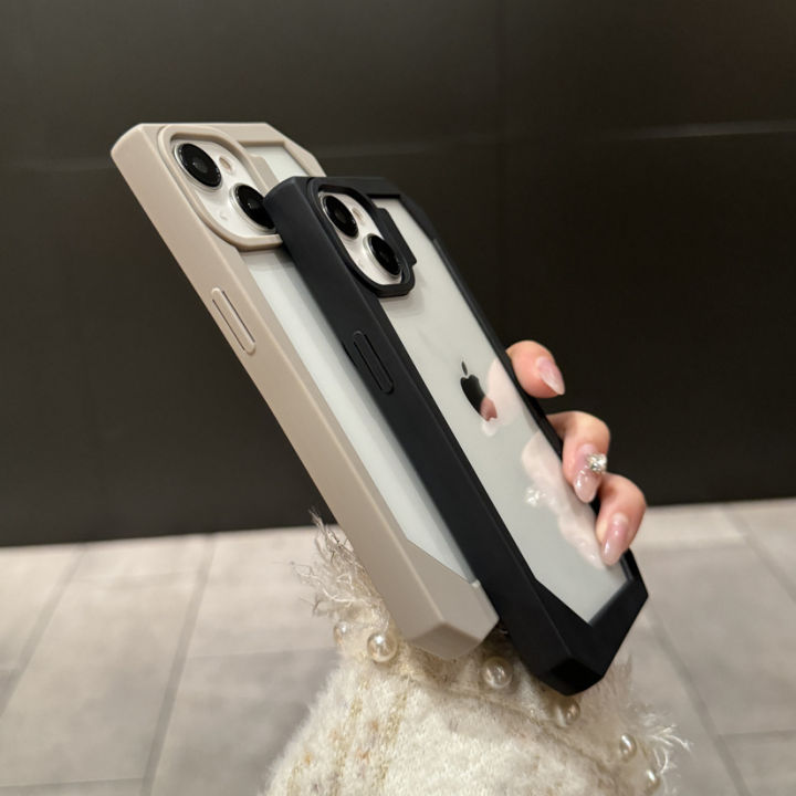 HOCE%20Irregular%20Bumper%20Clear%20Phone%20Cases%20For%20iPhone%2017%2016%2015%2014%2013%2012%2011%20Pro%20Max%2014%2015%2016%20Plus%20X%20XS%20Max%20Case%20Armor%20Hard%20PC%20Back%20Shockproof%20Soft%20Cover%20-%20Image%206