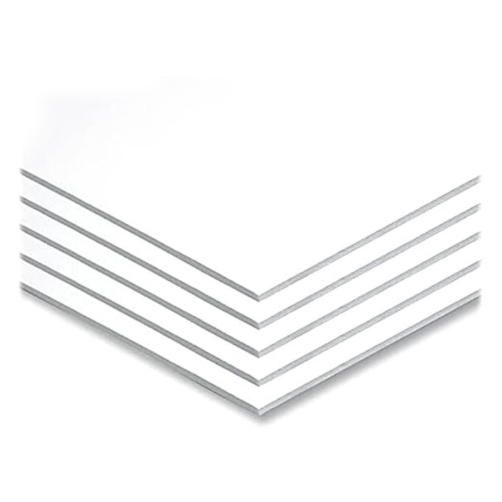 3mm PVC Board White for Craft and DIY Project 5 pcs