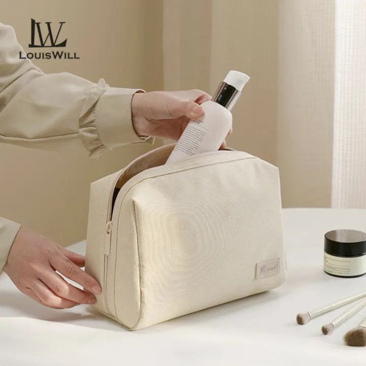 LouisWill%20Cosmetic%20Bag%20Case%20Portable%20Travel%20Toiletry%20Bags%20Lightweight%20RPET%20Makeup%20Pouch%20Handbag%20Large%20Capacity%20Cosmetic%20Bag%20Storage%20Bag%20for%20Traveling%20Business%20Trip%20Home%20Tidy%20-%20Image%208