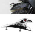 Fender Statue Universal Motorcycle Front Mudguard Decor Ornament Eagle Head Fit for Ya.