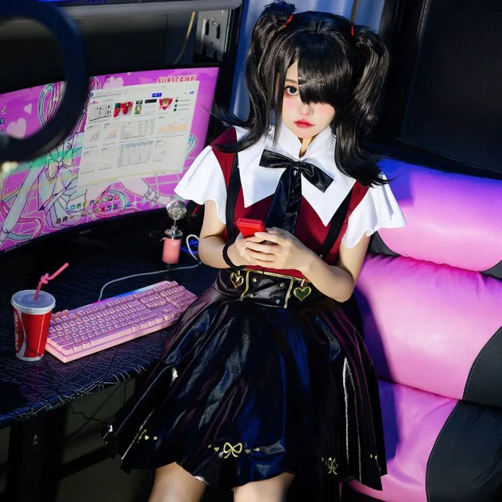 Anchor%20Girls%20Are%20Heavily%20Dependent%20cos%20Clothing%20Women's%20Dress%20Sugar%20Chaotian%20Sauce%20Game%20JK%20Clothing%20Lolita%20cos%20Clothing%20-%20Image%204
