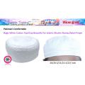 Pakistani Comfortable Bogiz White Cotton Topi/Cap Beautiful for Islamic Muslim Namaz/Salah Prayer.