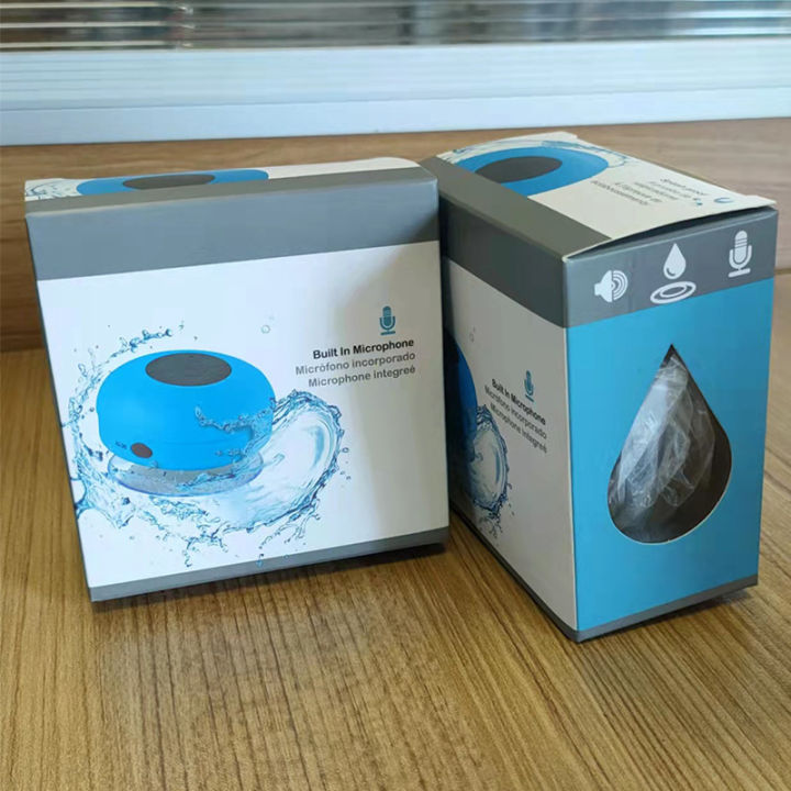 BTS06 big suction cup bluetooth speaker bathroom waterproof mini small speaker portable wireless bluetooth speaker in stock