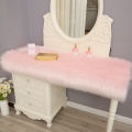 Plush dressing table cushions, table tops, hairy tablecloths, tablecloths, Internet celebrity ins, imitation wool decorations, dresser mats. 