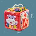 Baby Musical Toys Activity Cube Toy 6 in 1 Play Center Toy 6 Sided Activity Center for 12-18 Months Kids Birthday Gift 6 Month Old Baby Toys.