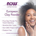 European Clay Powder 6 oz (170 gm) by NOW Solutions. 