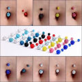 1PCS Belly Button Rings Stainless Steel Zircon Navel Piercing Belly Piercing Cute Navel Bar Mystic. 