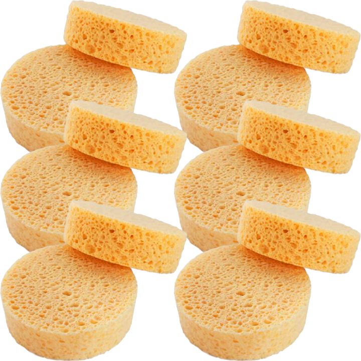 25 Pcs Compression Face Puff Spa Sponge Cellulose Cleaning Sponges ...