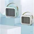 USB Charging Small Fan Spray Air Conditioner Cooling Fan Desktop Air Conditioner Mini Cooling Air Conditioner Air Conditioner Fan Water Cooling. 