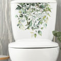 Flower Toilet Stickers Self-Adhesive Toilet Lid Stickers Bathroom Wall Sticker 3D Wall Art Decoration For Room Decor. 