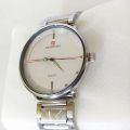 Primium Quality Stainless Steel Analog Wrist Watch For Men ( White).