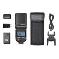 Godox V850III 2.4G Wireless Camera Flash Speedlite On-camera Transmitter/ Receiver Speedlight 1/8000s HSS GN60 with 2600mAh Large Capacity Battery Replacement for Canon/ Nikon/ Sony/ Panasonic/ Olympus DSLR Cameras. 