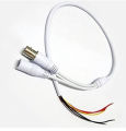 5 Core Wire Five Pin Cable For CCTV Camera, The Cable Use for Install Security Camera Video Calbe Power Cable.