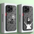 Case For Apple iPhone 15 13 Pro Max 11 14 Plus 12 Mini XR X XS 7 8 6 6S SE Luxury Funda Back Phone Cover The Simpsons Homer Capa. 