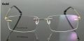 UVLAIK Classic Mens Pure Titanium Rimless Glasses Frames Myopia Optical Frame Ultra-light Titanium Frameless Eyeglasses Frame.