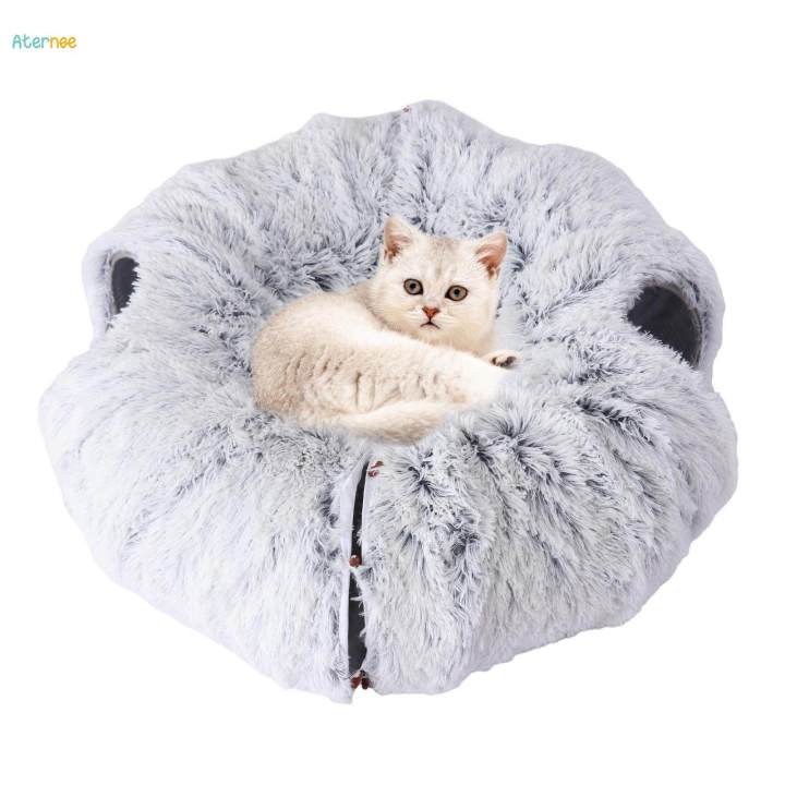 Cat%20Tunnel%20Bed,%20Cat%20House%20Collapsible%20Interactive%20Toy,%20Dog%20with%20Ball,%20Tube%20Gray%20-%20Image%209