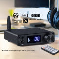 High-end Bluetooth Audio Decoder ESS9038Q2M DAC QCC5125 Bluetooth Audio Receiver Digital Optical Coaxial Input IR Remote Control. 