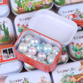 Yangtuo mini tin box Sealed jar packing boxes jewelry candy box small storage. 