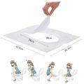 100Pcs/Pack Disposable Toilet Seat Cover Mat Waterproof Toilet Paper Pad For Travel/Camping Bathroom Accessiories.