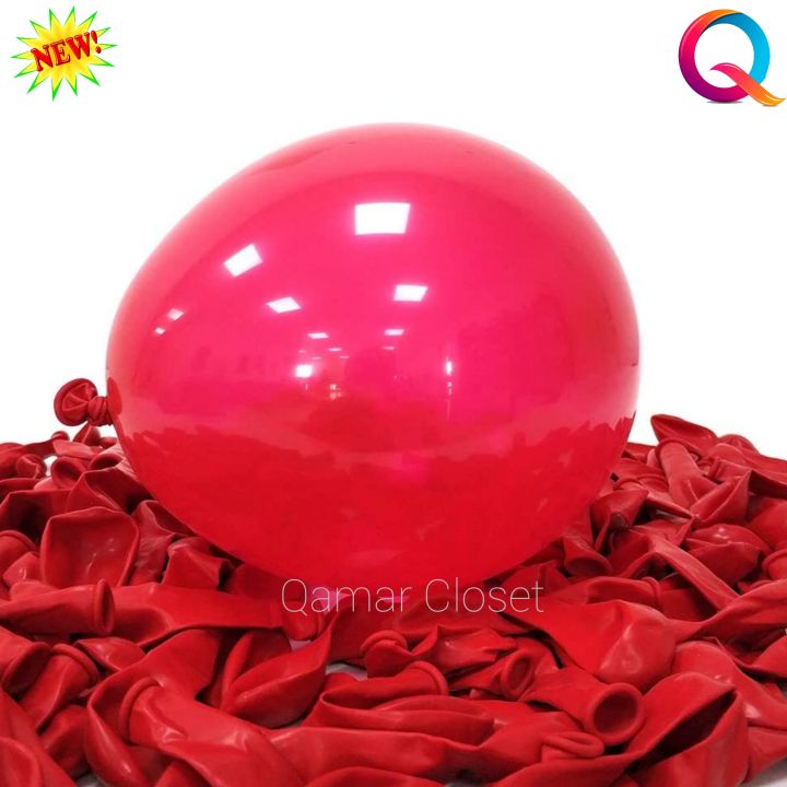Metallic%20Monty%20Balloons%2030%20cm%2010pcs%20Party%20Decorative%20Balloons%20Red%20Colour%20-%20Image%204