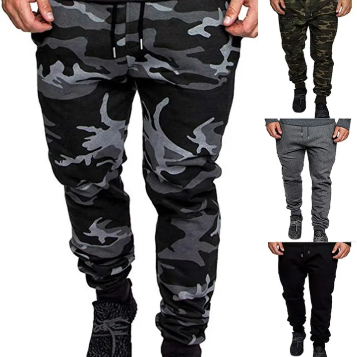 Men%20Solid%20Color%20Elastic%20Waistband%20Drawstringckets%20Sports%20Pants%20Gym%20Training%20Pants%20Running%20Trousers%20-%20Image%203
