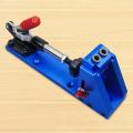 Aluminium Alloy Oblique Hole Jig Kit System for Wood Working Punch Locator with Base and 9.5mm Puncher Woodworking Tool Set.