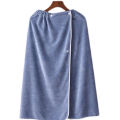 Beauty salons, hotels, bath skirts, bath topes can be wrapped in thickened absorbent household quick-drying bathrobes, four seasons universal manufacturers wholesale. 